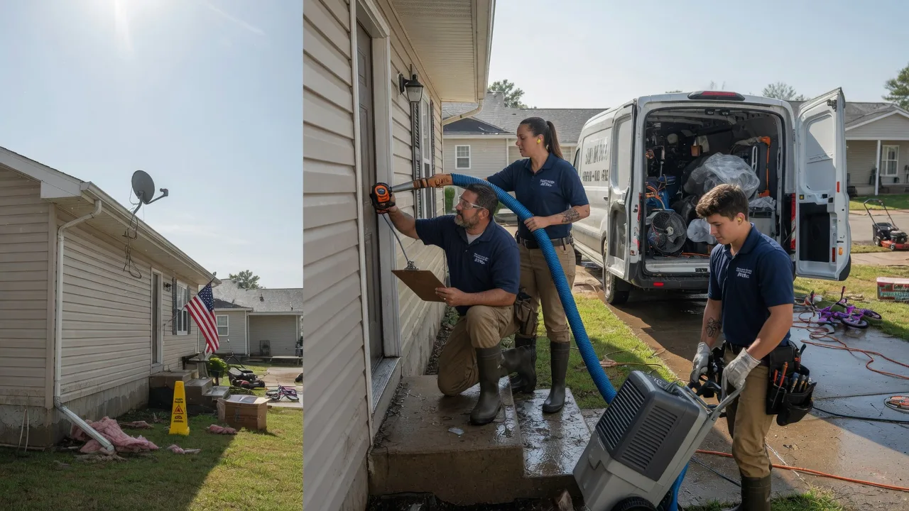 Ceiling Water Damage Restoration in Rose Hill, IA near me